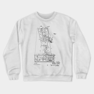 Chain Stitch for Lock Stitch Sewing Machine Vintage Patent Hand Drawing Crewneck Sweatshirt